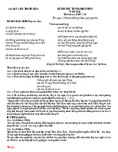 Đề Thi Thử Tốt Nghiệp 2025 Ngữ Văn Sở GD Thanh Hóa Có Lời Giải