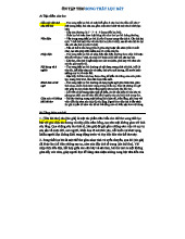 ÔN TẬP VÀ ĐẶC ĐIỂM THƠ SONG THẤT LỤC BÁT