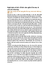 Nghị luận xã hội về tình cảm giữa Cha mẹ và con cái siêu hay