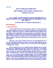 Đề tài: ý thức vể môi trường của học sinh hiện nay và những giải pháp nâng cao ý thức bảo vệ môi trường cho học sinh tại  môn  Khoa học xã hội và hành vi | Trường Đại học Tây Nguyên