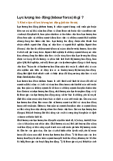 Lực lượng lao động (labour force) là gì ?