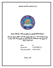 Quan điểm của chủ nghĩa Mác-Lênin về chủ nghĩa xã hội và mô hình ở VN | Bài thảo luận chủ nghĩa xã hội khoa học