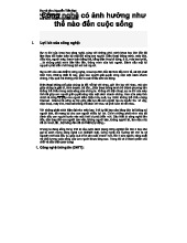 Lợi ích và tác hại của công nghệ trong cuộc sống hiện đại (71DCTM)