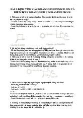 Định tính các kháng sinh Penicillin và kiểm định kháng sinh Cloramphenicol | Đại học Tây Đô