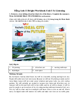 Giải Tiếng Anh 11 Workbook Unit 5 5c Listening | Bright