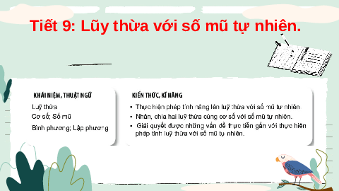 Giáo án điện tử Toán 6 Bài 6 Kết nối tri thức: Lũy thừa với số mũ tự nhiên (tiết 2)