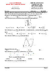 Đề giữa học kì 1 Toán 12 năm 2025 – 2026 trường Đông Thành – Vĩnh Long