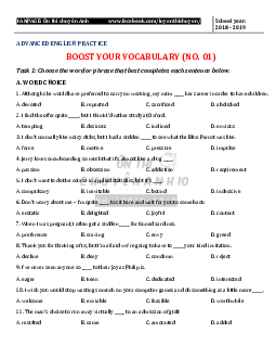 (Luyenthichuyen) Advanced English Practice Boost Your Vocabulary