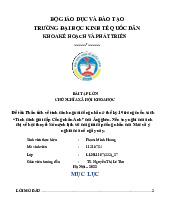 Phân tích về tình cảnh người công nhân ở thế kỷ 19 trong cuốn sách | Bài tập lớn môn Chủ nghĩa xã hội Neu