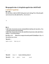 Bảng nguyên hàm và công thức nguyên hàm chi tiết nhất - Toán 12