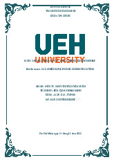 Bài thu hoạch: Chiến lược phòng chống thâu tóm môn Sáp nhập, mua lại và tái cấu trúc doanh nghiệp | Trường Đại học Kinh tế Thành phố Hồ Chí Minh
