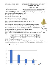 Đề thi thử vào lớp 10 môn Toán năm 2025 – 2026 phòng GD&ĐT Nghi Xuân – Hà Tĩnh