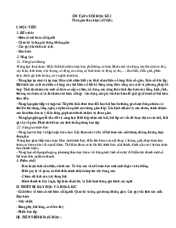 Ôn tập cuối học kì II | Giáo án Toán 11 Kết nối tri thức