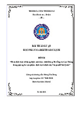 Phân Tích Marketing Du Lịch Qua Hình Ảnh Đám Cưới Đông Nhi | Bài thảo luận marketing du lịch