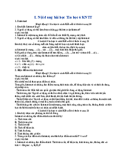 Giải SGK Tin học 6 Bài 5 Internet | Kết nối tri thức