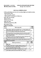 Đề cương chi tiết Môn Hình học và Đại số tuyến tính | Đại học Cần Thơ