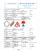 Đề Ôn Tập Giữa Học Kì 1 Môn Toán 6 Trắc Nghiệm 2025-2026 Có Đáp Án-Đề 1
