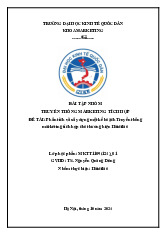 Bài tập nhóm Phân tích và xây dựng kế hoạch truyền thông marketing cho thương hiệu Haidilao môn Truyền thông Marketing tích hợp | Đại học Kinh tế Quốc Dân