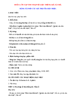 Giáo án biên soạn đầy đủ sách mới toán lớp 7 học kì 2