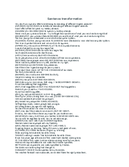 Top 57 pages of Sentence transformation practice test with key