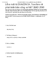 Lễ ra mắt tủ SIVACON S4, Tọa đàm về phát triển bền vững và NET ZERO 2050 - Điện tử: Kỹ thuật điện