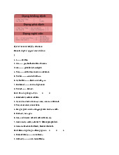 Bài tập về thì hiện tại đơn-1 có đáp án môn Tiếng anh | Học viện Nông nghiệp Việt Nam