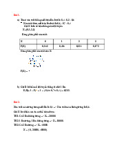 Bài tập thống kê ứng dụng | Trường Đại học Kinh tế – Luật, Đại học Quốc gia Thành phố Hồ Chí Minh