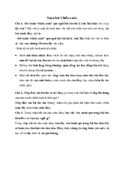 Chiều xuân | Soạn văn 11 Chân trời sáng tạo