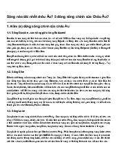 Sông nào dài nhất châu Âu? 5 dòng sông chính của Châu Âu? | Địa lí 7