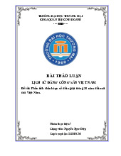 Phân tích thành tựu về đối ngoại trong 30 năm đổi mới của Việt Nam | Bài thảo luận lịch sử đảng