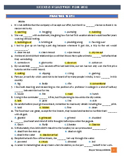 LEXICO PRACTICE FOR NEC with key compiled by PHAM THI MAI HUONG