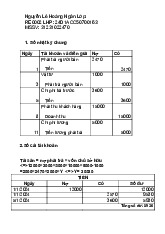 Bài test bài tập tính toán môn Kinh tế vĩ mô | Đại học Kinh tế Thành phố Hồ Chí Minh