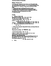 Bài tập vi mô 2: Lời giải mô hình Cournot và Stackelberg