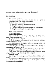 Chương I Xác suất và các phép tính về xác suất  | Toán Cao Cấp | Trường Đại học Thủy Lợi