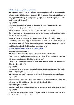 Giải sách giáo khoa môn Lịch Sử 6 Bài 17 Cuộc đấu tranh bảo tồn và phát triển văn hóa dân tộc của người Việt | Kết nối tri thức