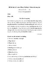 Đề thi cuối học kỳ 2 môn Tiếng Việt lớp 2 năm học 2024 - 2025 - Đề số 4 | Bộ sách Chân trời sáng tạo