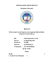 Luận về sản xuất hàng hóa - Kinh tế Chính trị Mác-Lê Nin (KTCT01) | Đại học kinh tế quốc dân NEU