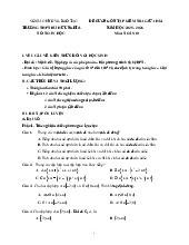 Đề cương giữa kì 1 Toán 10 năm 2025 – 2026 trường THPT Bùi Hữu Nghĩa – Cần Thơ