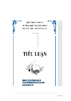 Tiểu luận: mô hình cơ cấu doanh nghiệp