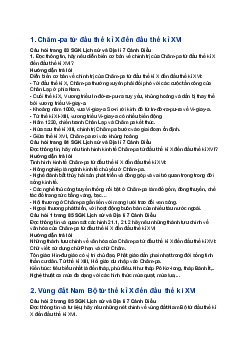 Giải SGk Lịch sử 7 Bài 21: Vùng đất phía Nam từ đầu thế kỉ X đến đầu thế kỉ XVI | Cánh diều