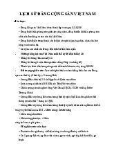 Tài liệu về Thành lập và phát triển môn Lịch sử Đảng Cộng Sản Việt Nam | Trường Đại học Duy Tân