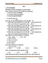 Học toán cơ bản lớp 5 _CD_ĐỀ HK1