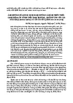 Báo cáo khoa học về nghiên cứu thủy canh cây xà lách và cải cúc tại Việt Nam | Môn Hóa phân tích | Trường Học viện nông nghiệp Việt Nam