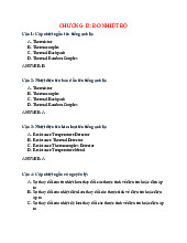 Đề cương môn kỹ thuật đo lường- Trường Đại học bách khoa - Đại học đà nẵng.