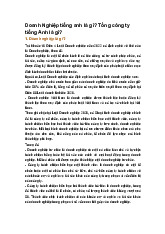 Doanh Nghiệp tiếng anh là gì? Tổng công ty tiếng Anh là gì?