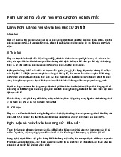 Nghị luận xã hội về văn hóa ứng xử chọn lọc hay nhất | Ngữ văn 9