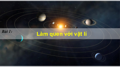 Bài 1: Làm quen với vật lí | Bài giảng điện tử môn Vật lí 10 | Kết nối tri thức với cuộc sống