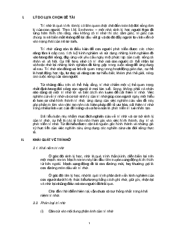 Bài tiểu luận cuối kỳ | Giải phẫu và sinh lý hoạt động thần kinh cấp cao | Đại học Khoa học Xã hội và Nhân văn, Đại học Quốc gia Thành phố HCM
