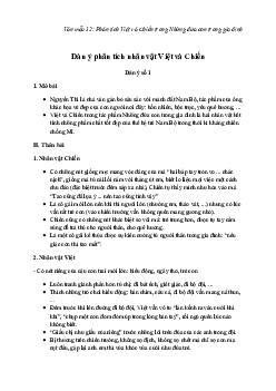 Phân tích nhân vật Việt và Chiến trong truyện Những đứa con trong gia đình | Văn mẫu lớp 12
