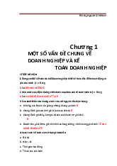 Ngân hàng câu hỏi trắc nghiệm | môn Nguyên lý kế toán | trường Đại học Huế